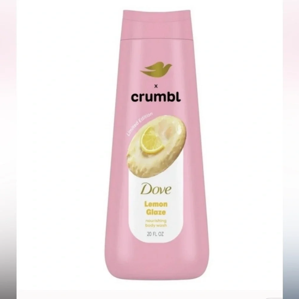 Limited Edition Dove X Crumbl Lemon 🍋 Glaze  Nourishing Body Wash
